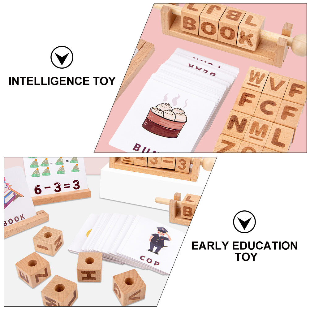 Wooden Learning String Toy Building Blocks E735121