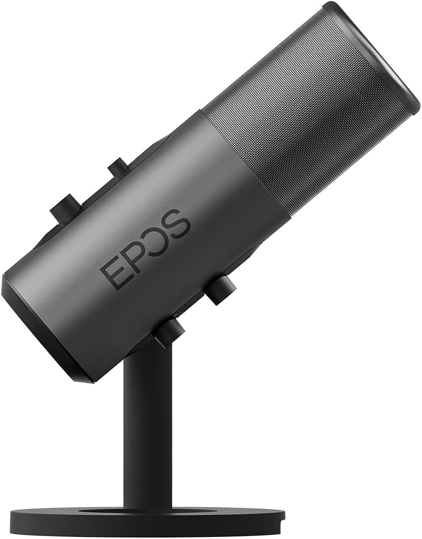 Gaming Microphone with USB-C Cable and Audio Controls E242103