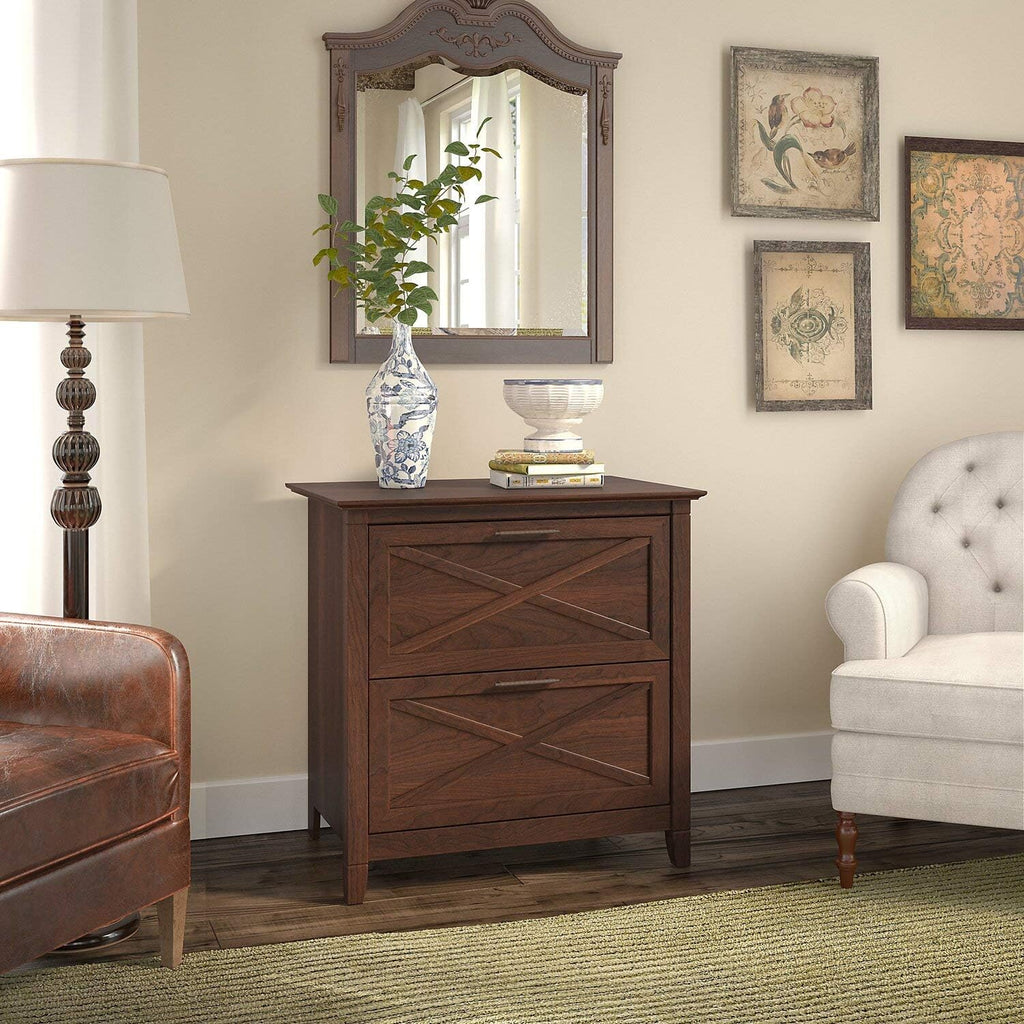2 Drawer Lateral File Cabinet, Pure White Oak P693344