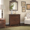2 Drawer Lateral File Cabinet, Pure White Oak P693344