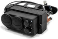 Cab Heater with Built-in Shutoff Valve, 360 Degree Adjustable Vents B46260