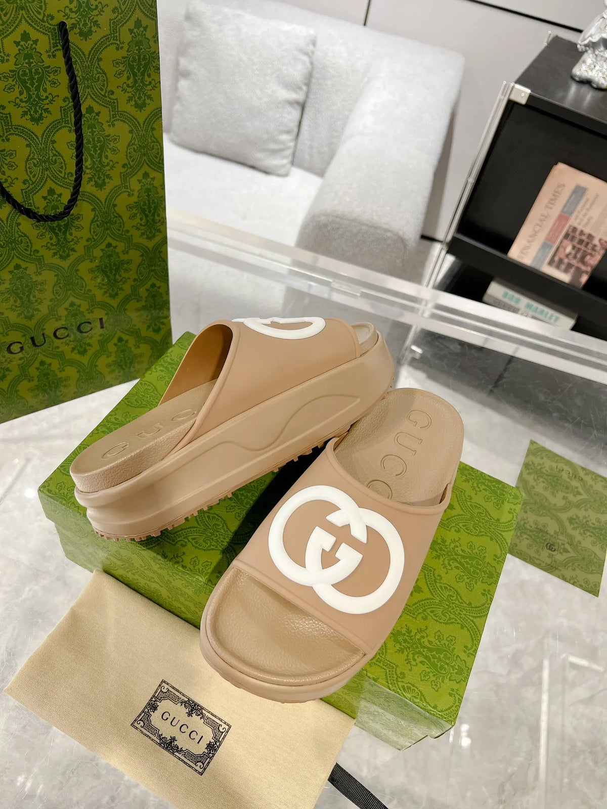 Men and Women Slippers Heels 5 cm V3671