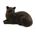 Extra Small Black Polyresin Cat Urn Z559258