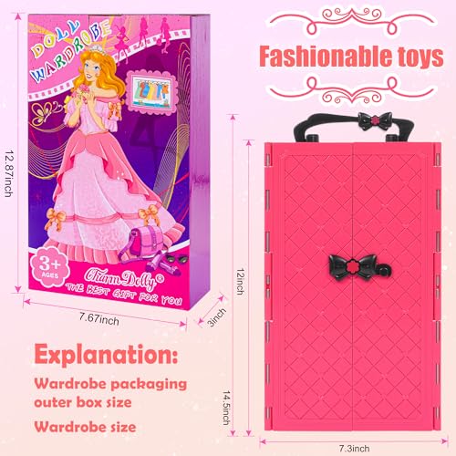 11.5-inch Fashion Doll and Wardrobe Playset Q92677