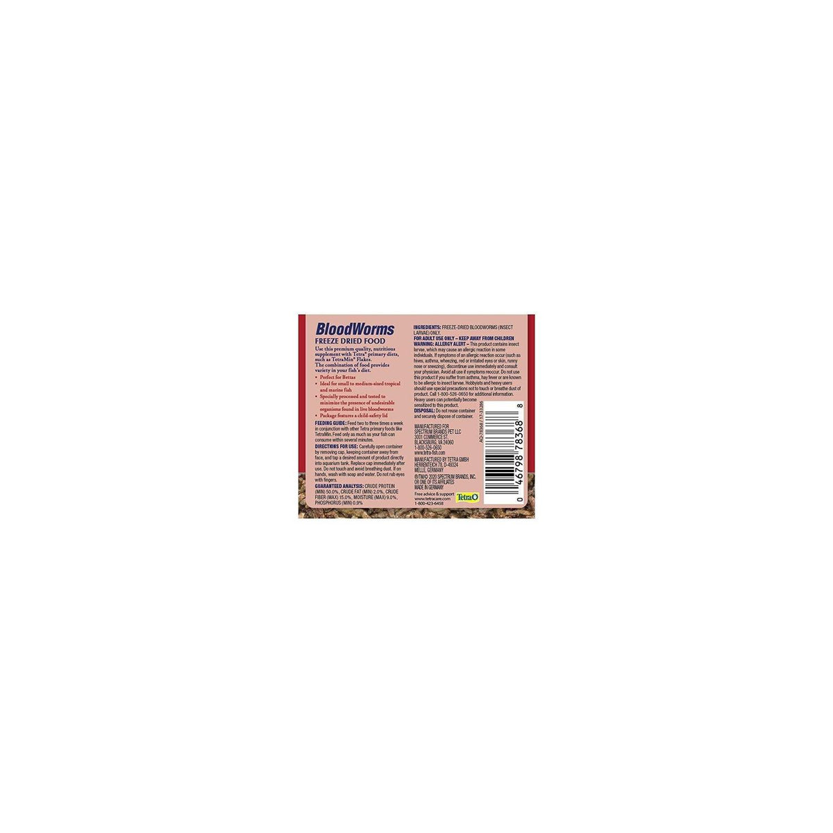 Freeze Dried Fish Food L8209
