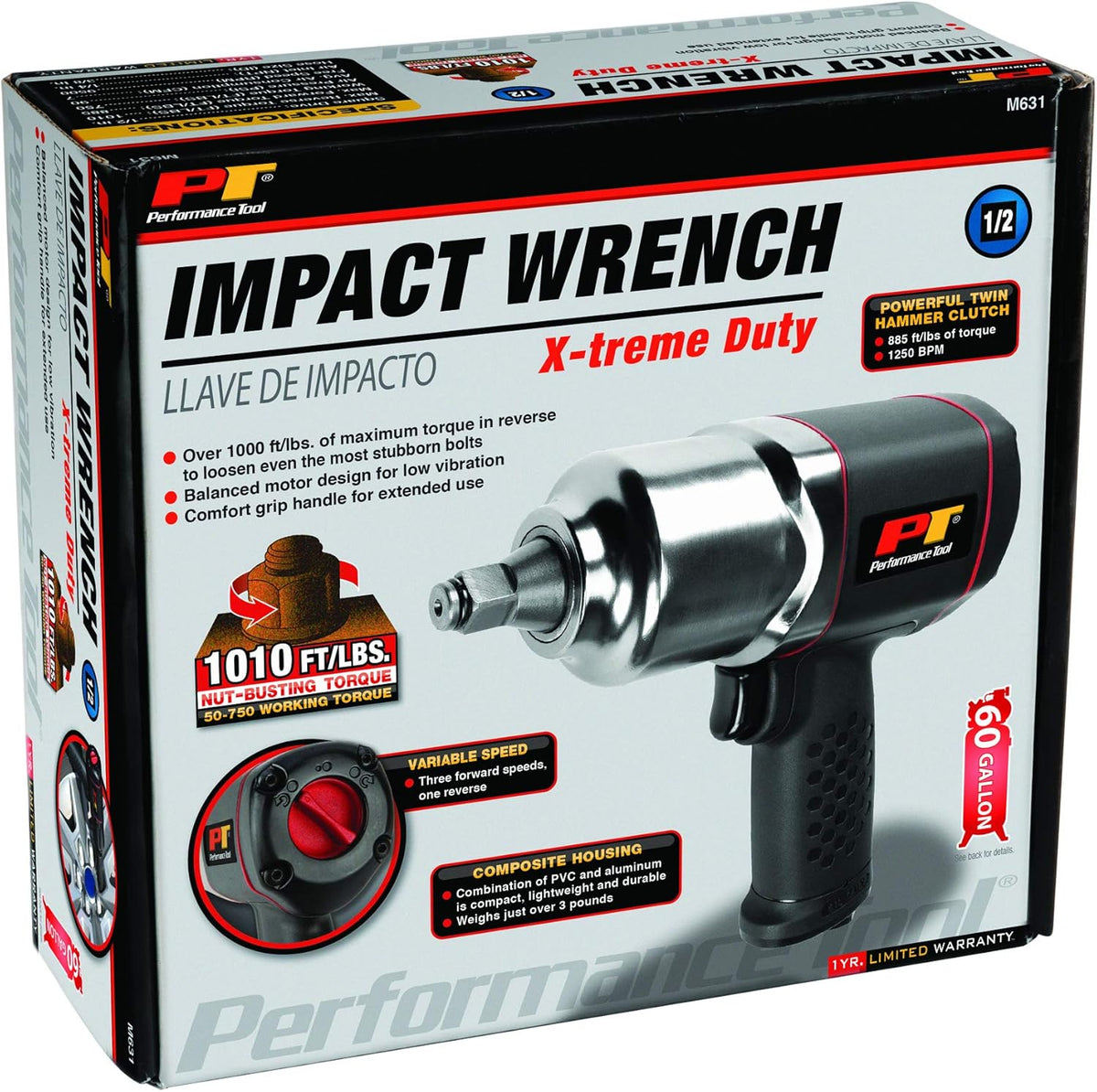 1/2-Inch Drive Impact Wrench Pack of 2 R166