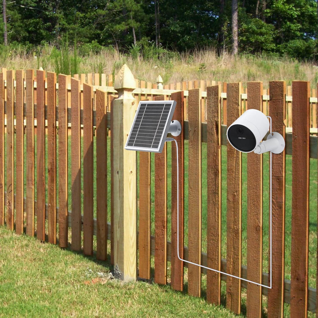 Silver Solar Panel for Outdoor Security Camera D2666