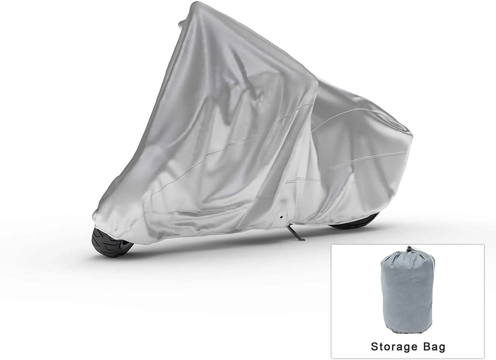 Motorcycle Cover with Reinforced Securing Straps and Storage Bag S9905