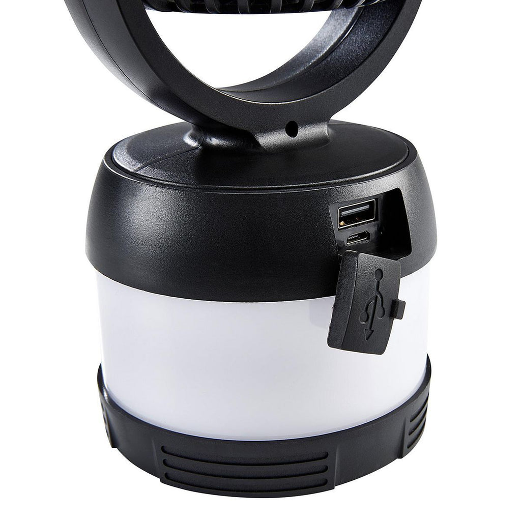 300 Lumen LED Rechargeable 3-in-1 Lantern, Fan, and Power Bank A1804