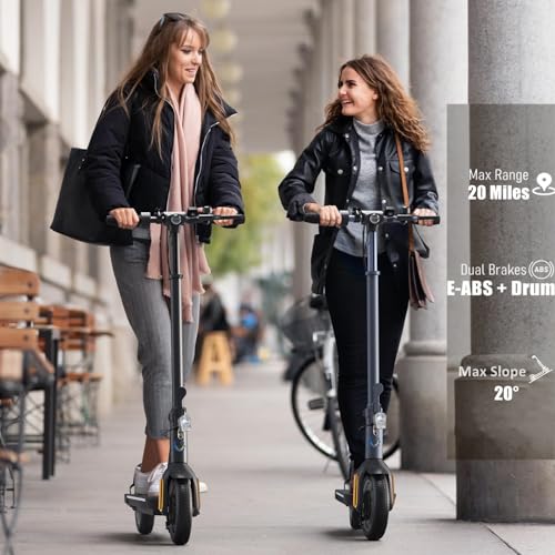 Electric Scooter with Folding, Solid Tires, Dual Braking, Cruise Control T179