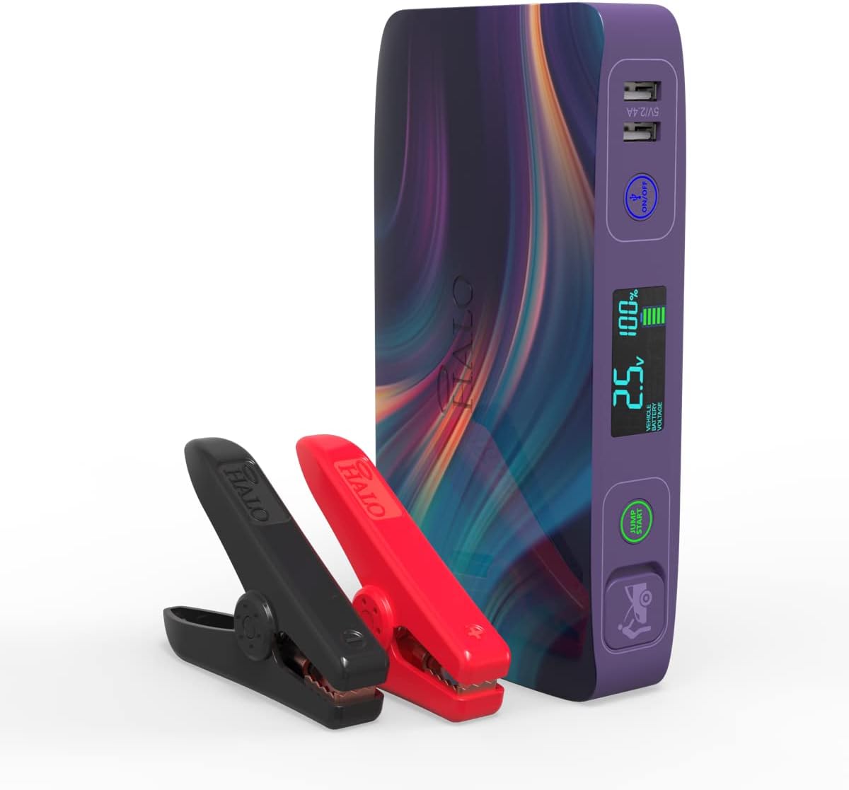 Pink Portable Phone Laptop Charger Car Jump Starter with Outlet B1372