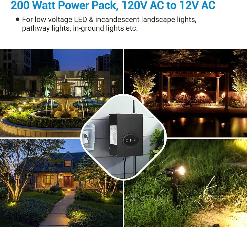 200W Smart Wi-Fi Low Voltage Transformer D8994