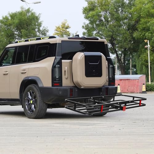 53" x 19" x 5" 500 Lbs Hitch Cargo Carrier with Net E66362