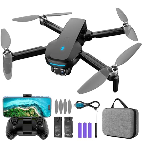 1080P HD FPV Camera Drone with Brushless Motor, 2 Batteries, Foldable G153170