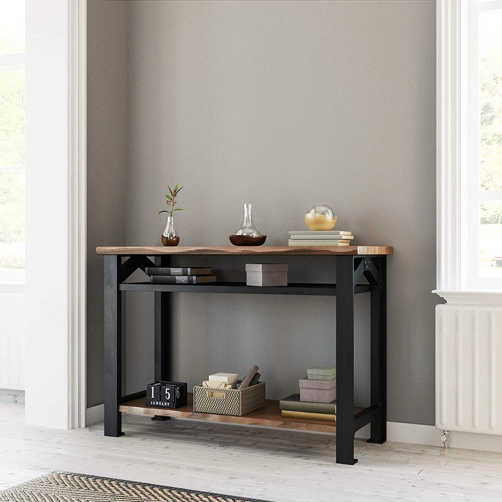 Console Table Graphite Grey Brown H2967
