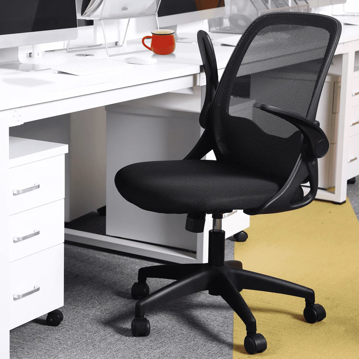 Black Ergonomic Mesh Office Chair W73088