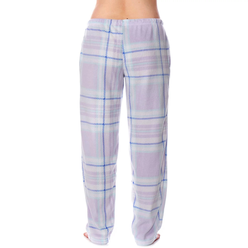 Womens Long Sleeve Fleece Pajama Set K61882