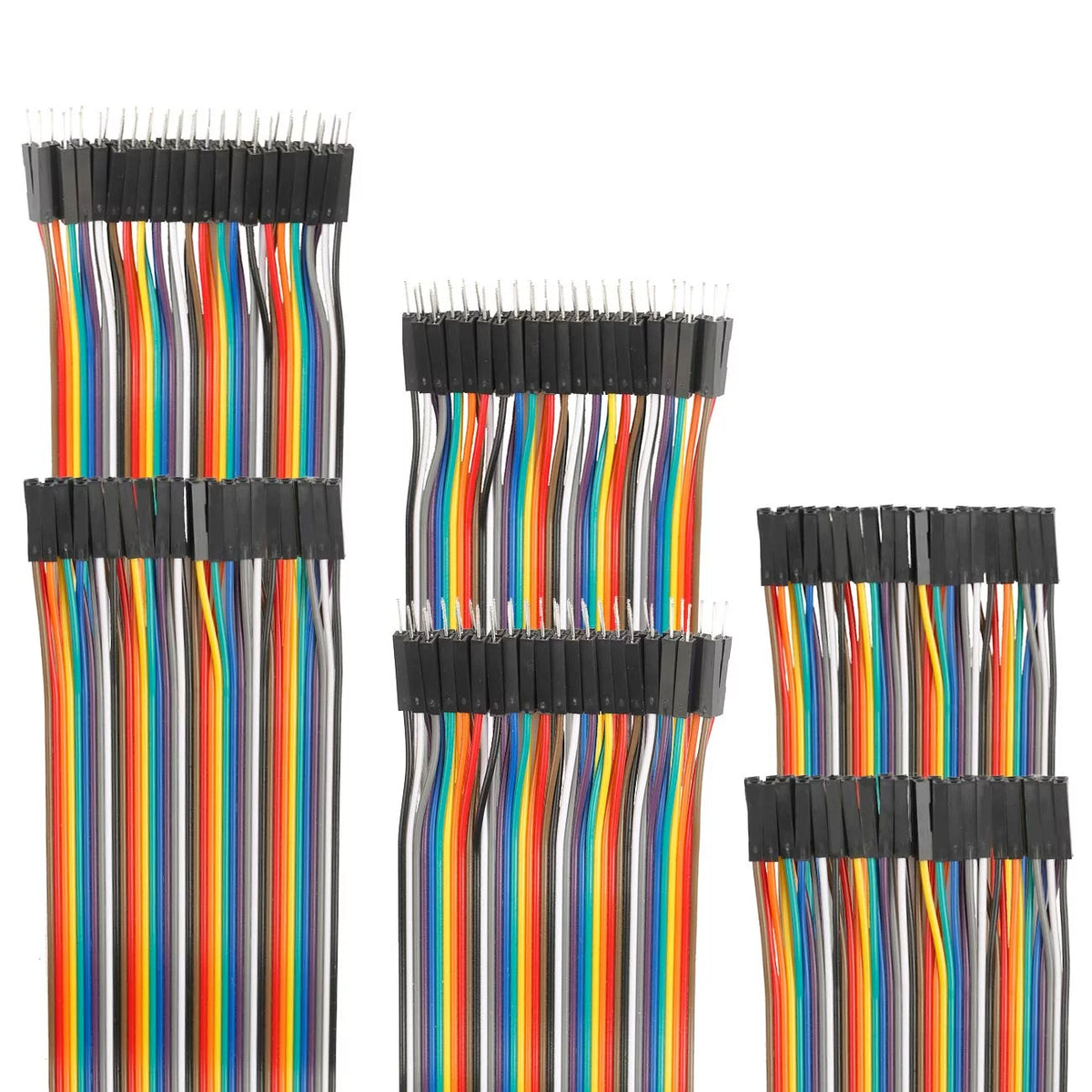 120pcs Breadboard Jumper Wires 20cm Male to Female Male to Male N908627