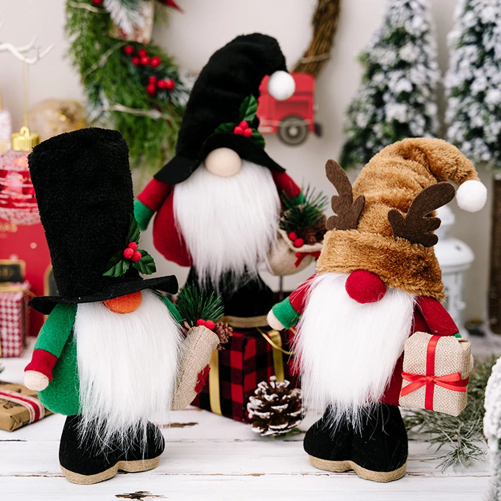 Christmas Gnome Elderly Doll T2658