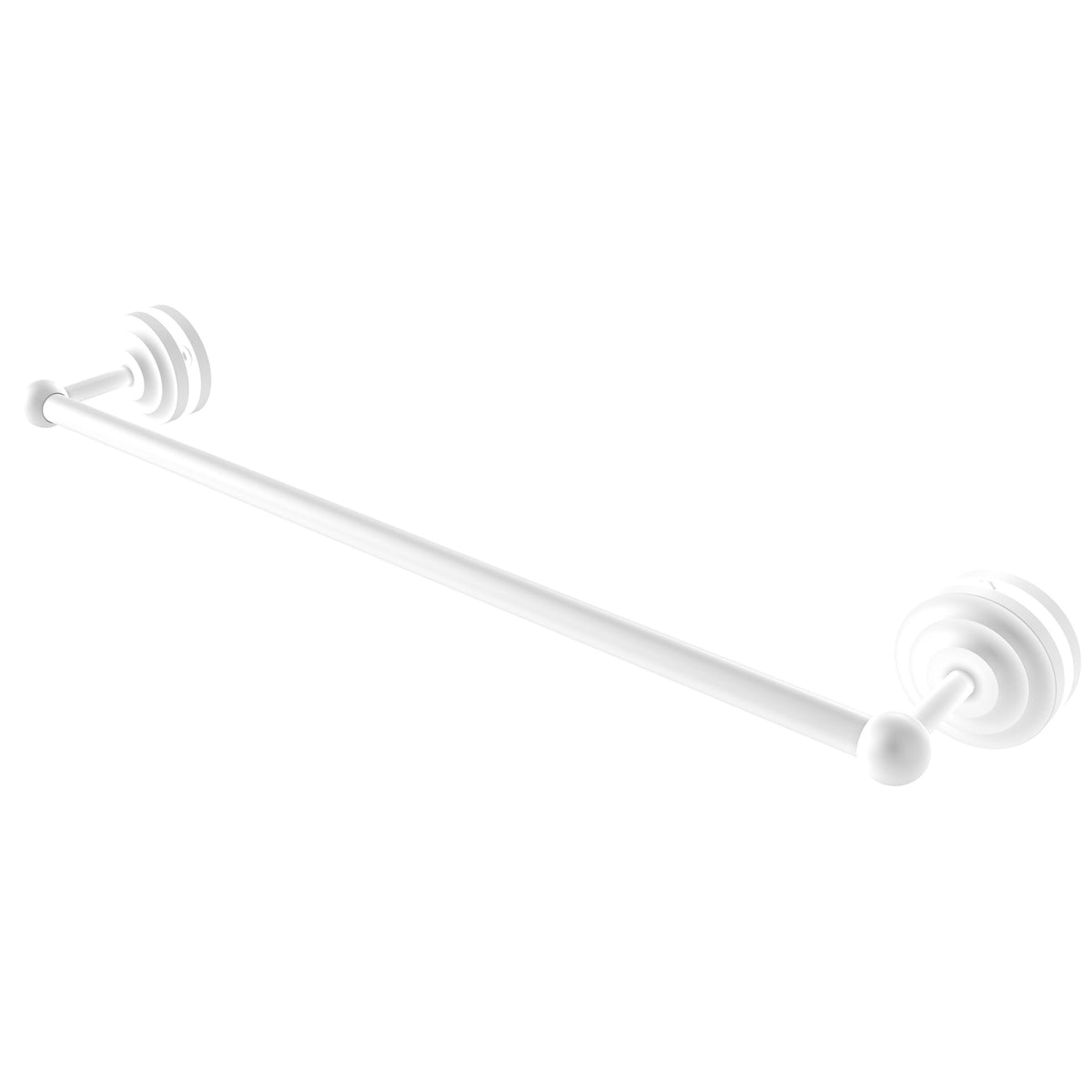 Matte White 24 inch Towel Bar B116