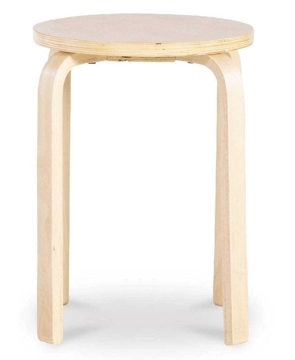 Natural Bentwood Stools, Set of 4 B5243