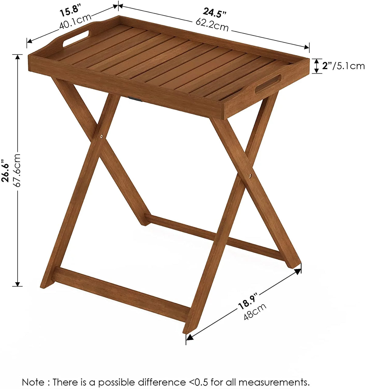 Hardwood Tray Table D290