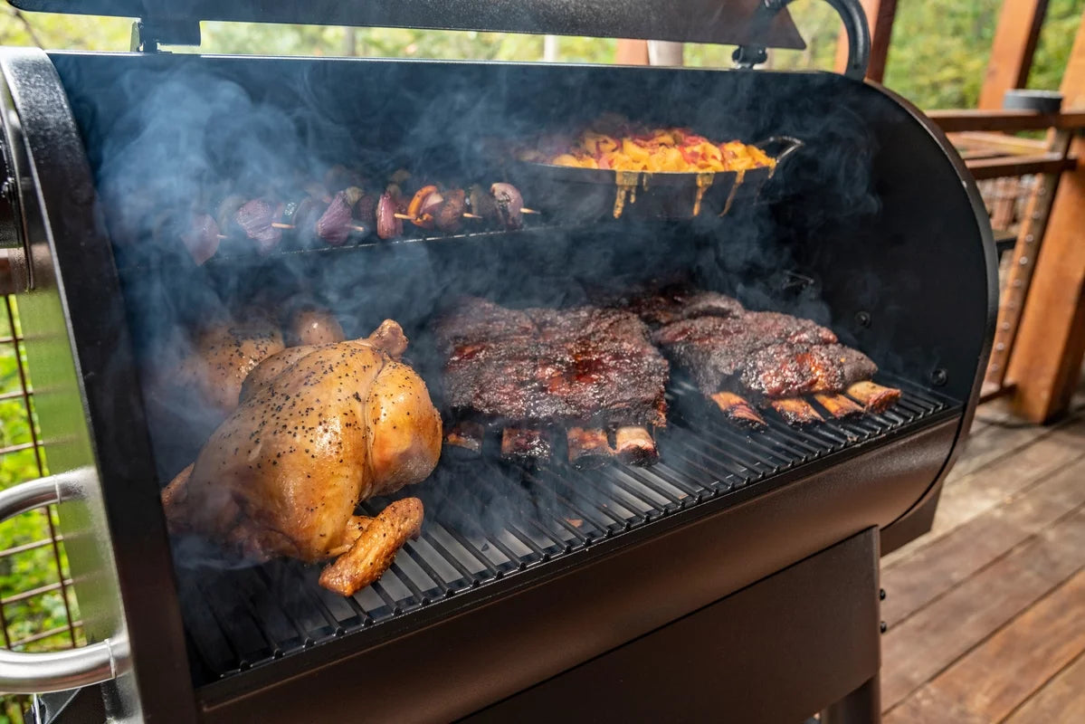 Black Wood Pellet Grill and Smoker A67880
