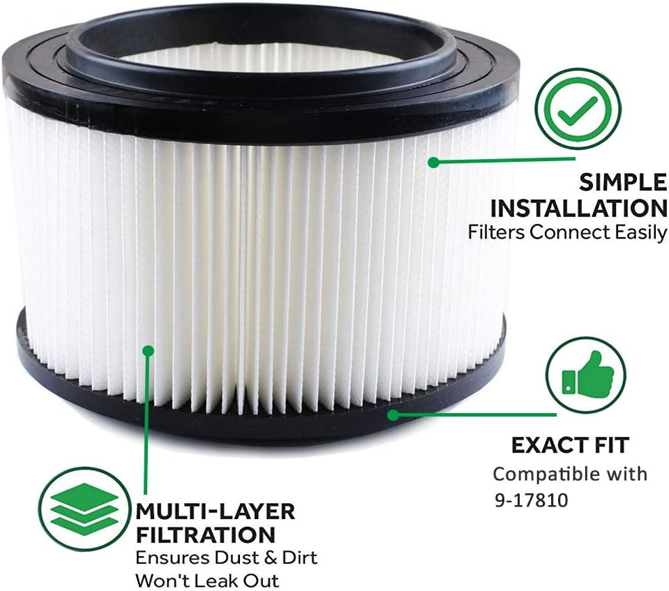 3 to 4 Gallon Wet Dry Vacuum Filter N891