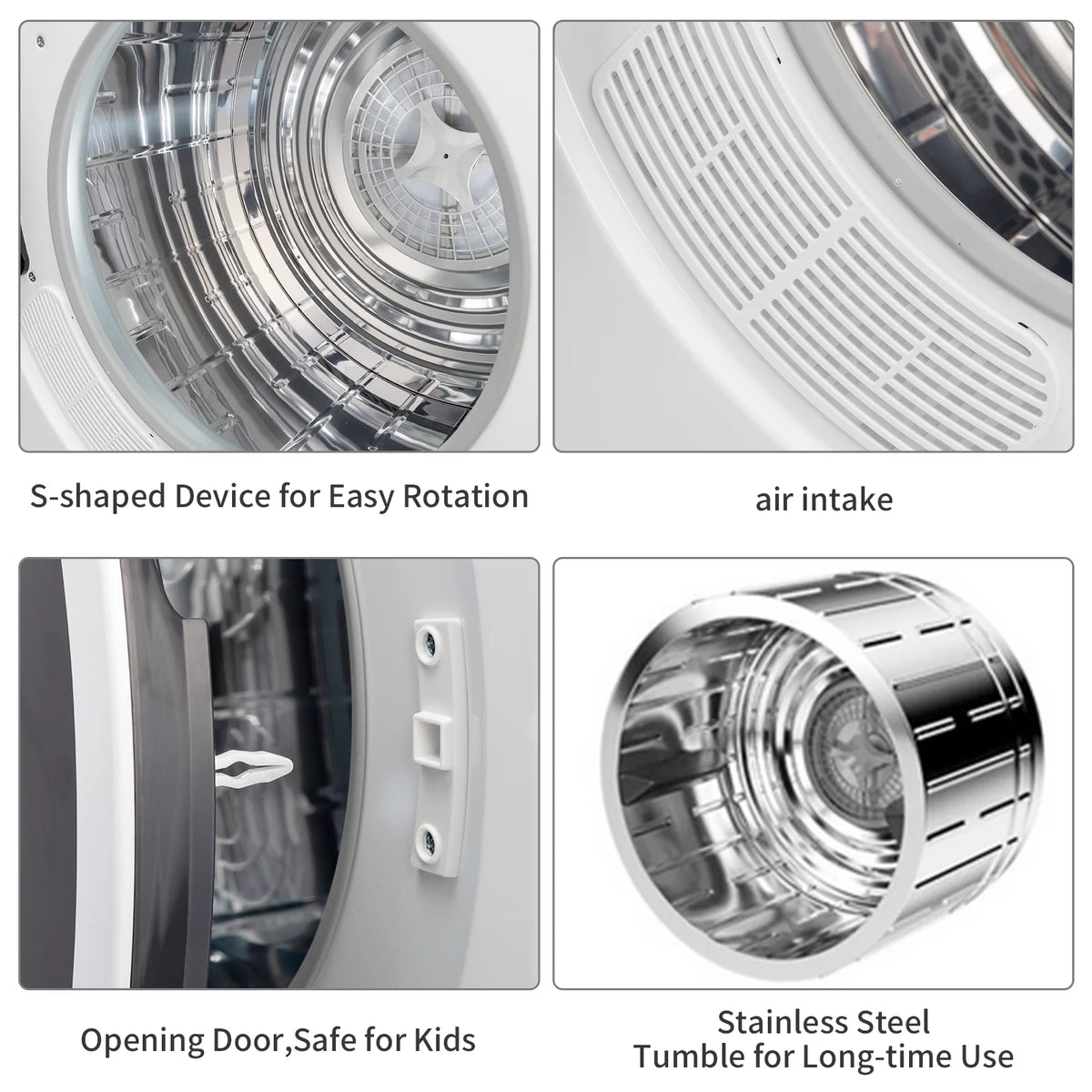Compact Electric Dryer White T587