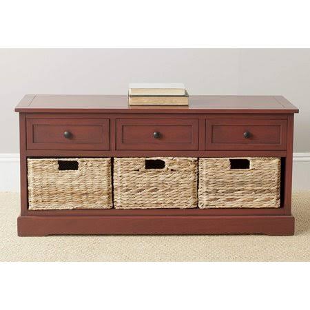 Red 3-Drawer Storage Unit G43076
