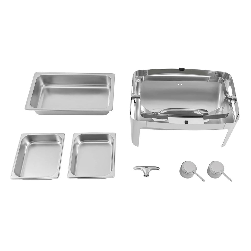 9.54QT Stainless Steel Chafing Dish Set W33454