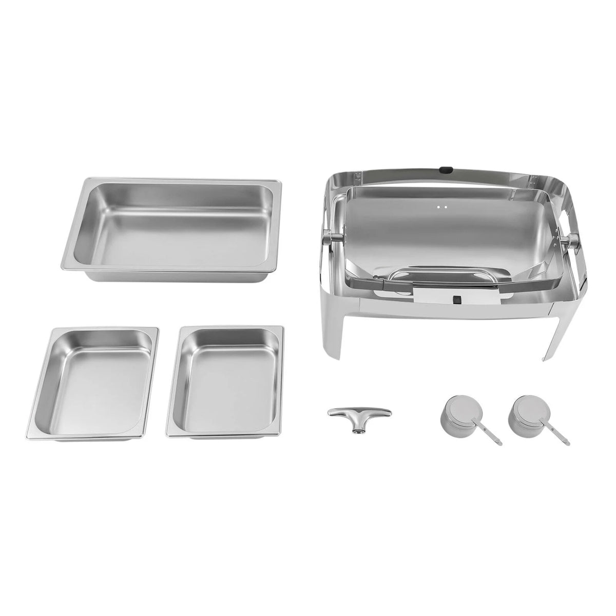 9.54QT Stainless Steel Chafing Dish Set W33454