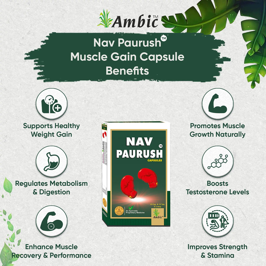 Ayurvedic Weight Gain Capsules J32070