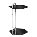Black and Chrome Side Table V429210