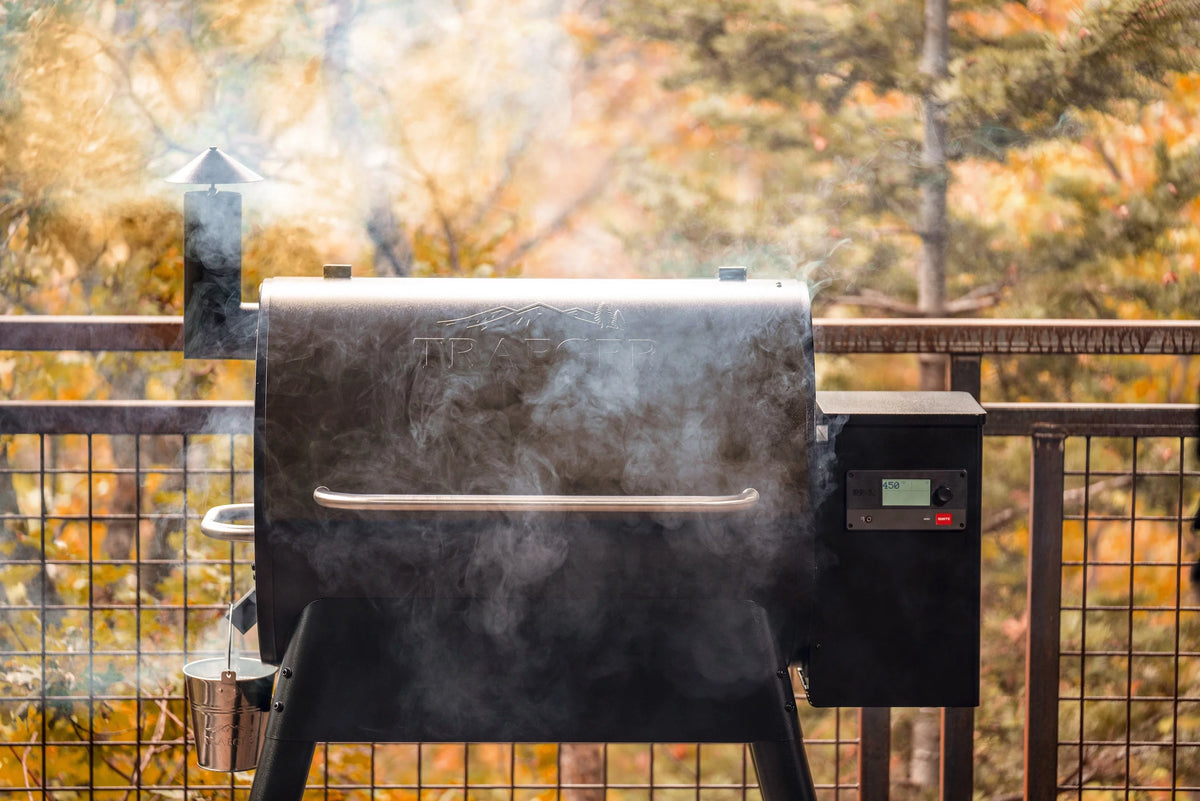 Black Wood Pellet Grill and Smoker A67880