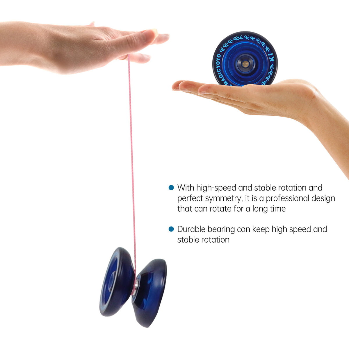 2pcs Plastic Yoyo Ball Kid Toy B174371