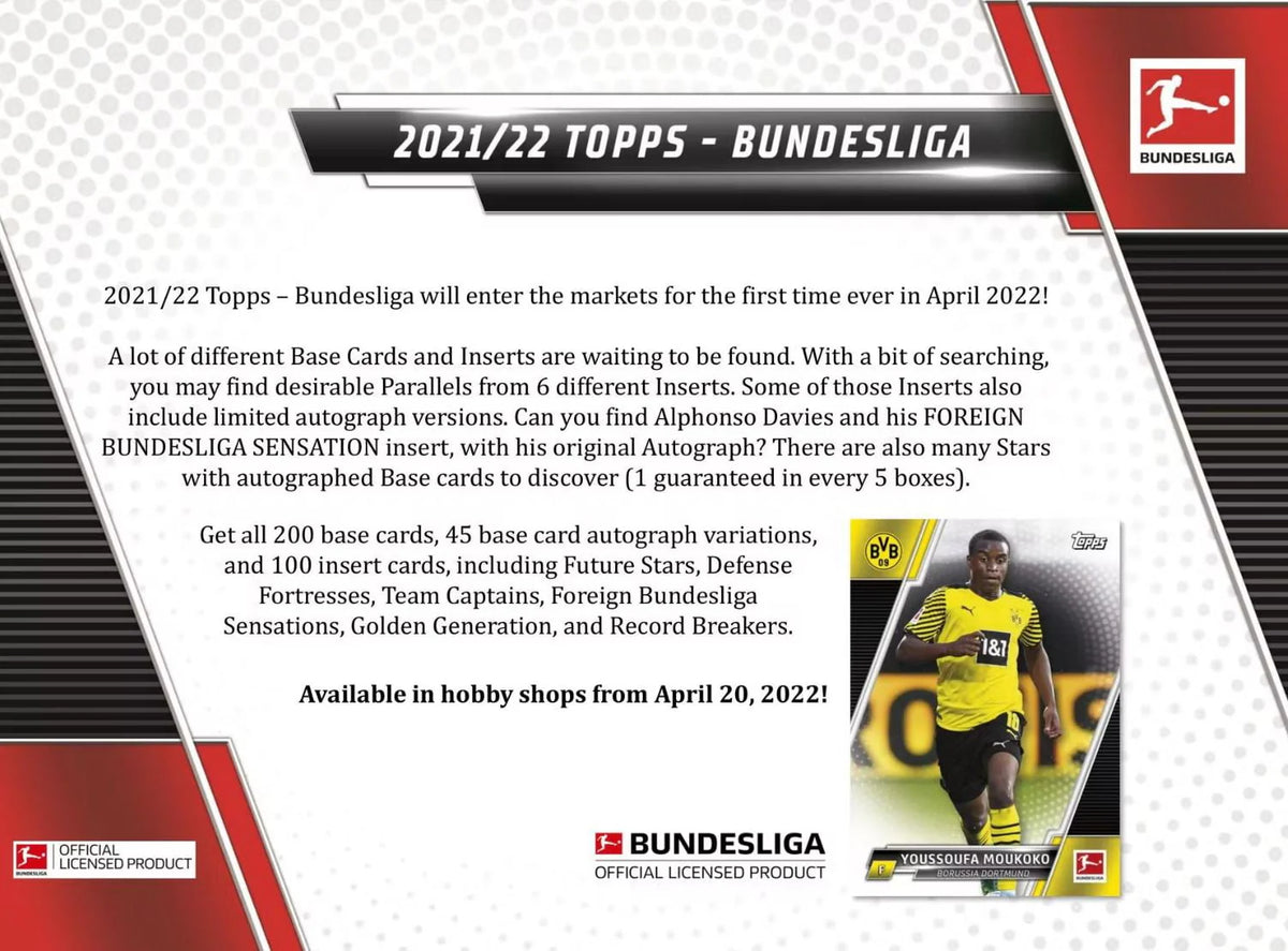 2021-22 Soccer Trading Card Box (24 Packs) R780
