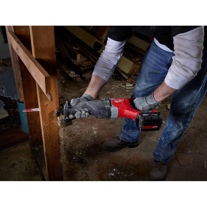 18-V Lithium-Ion Brushless Cordless 1/4 in. Hex Impact Driver Kit with Reciprocating Saw K5513