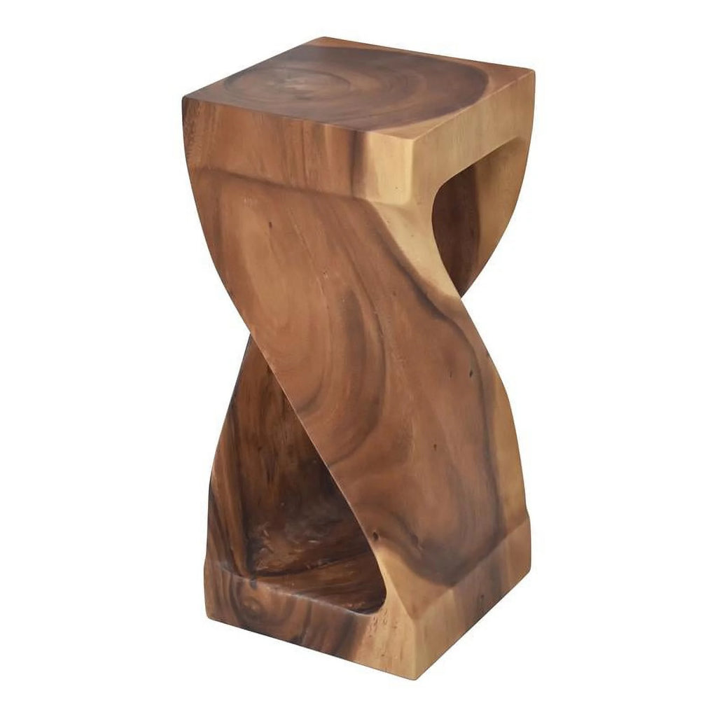 Brown Wood Accent Side Table F712846