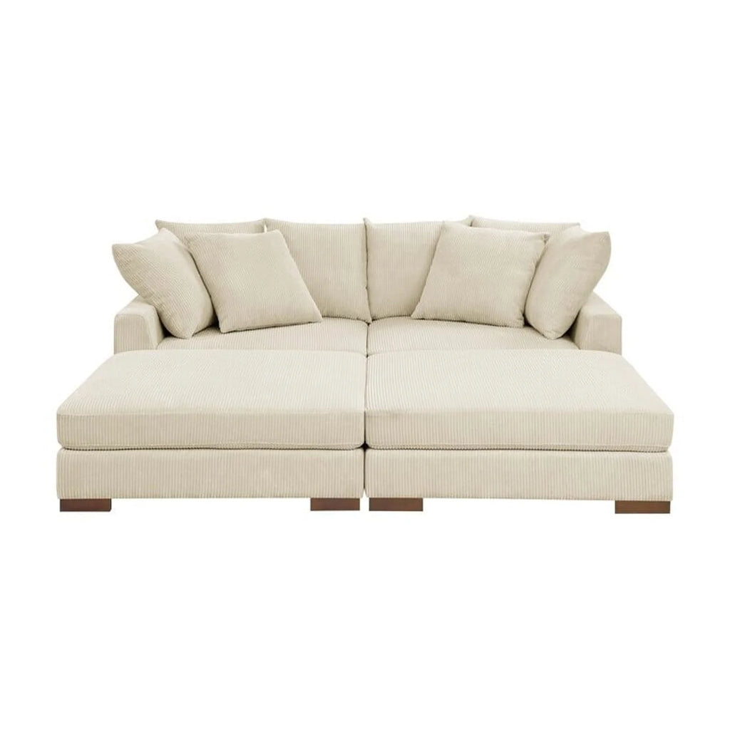 Corduroy Upholstered Sectional R154146