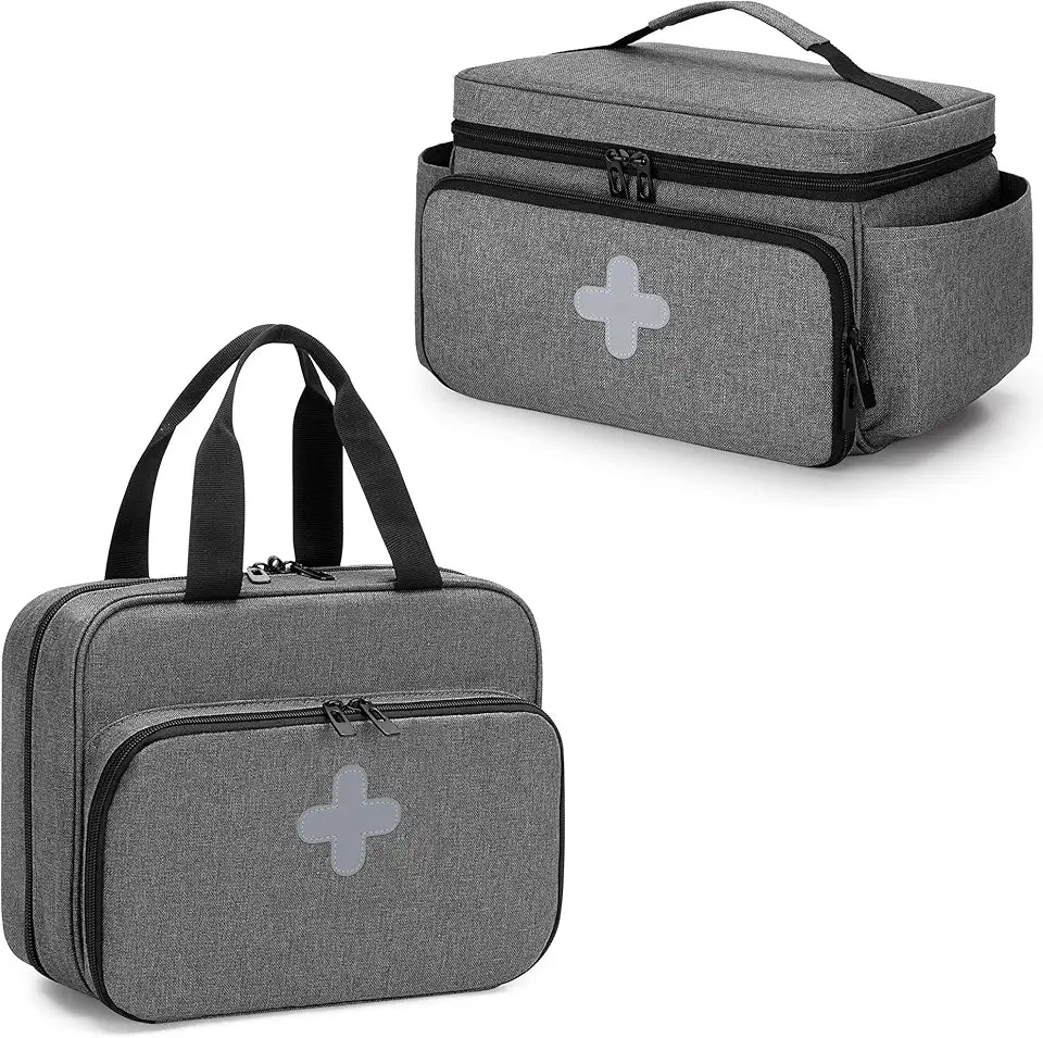 Empty Medicine Storage Bag with Lockable Zippers S8661
